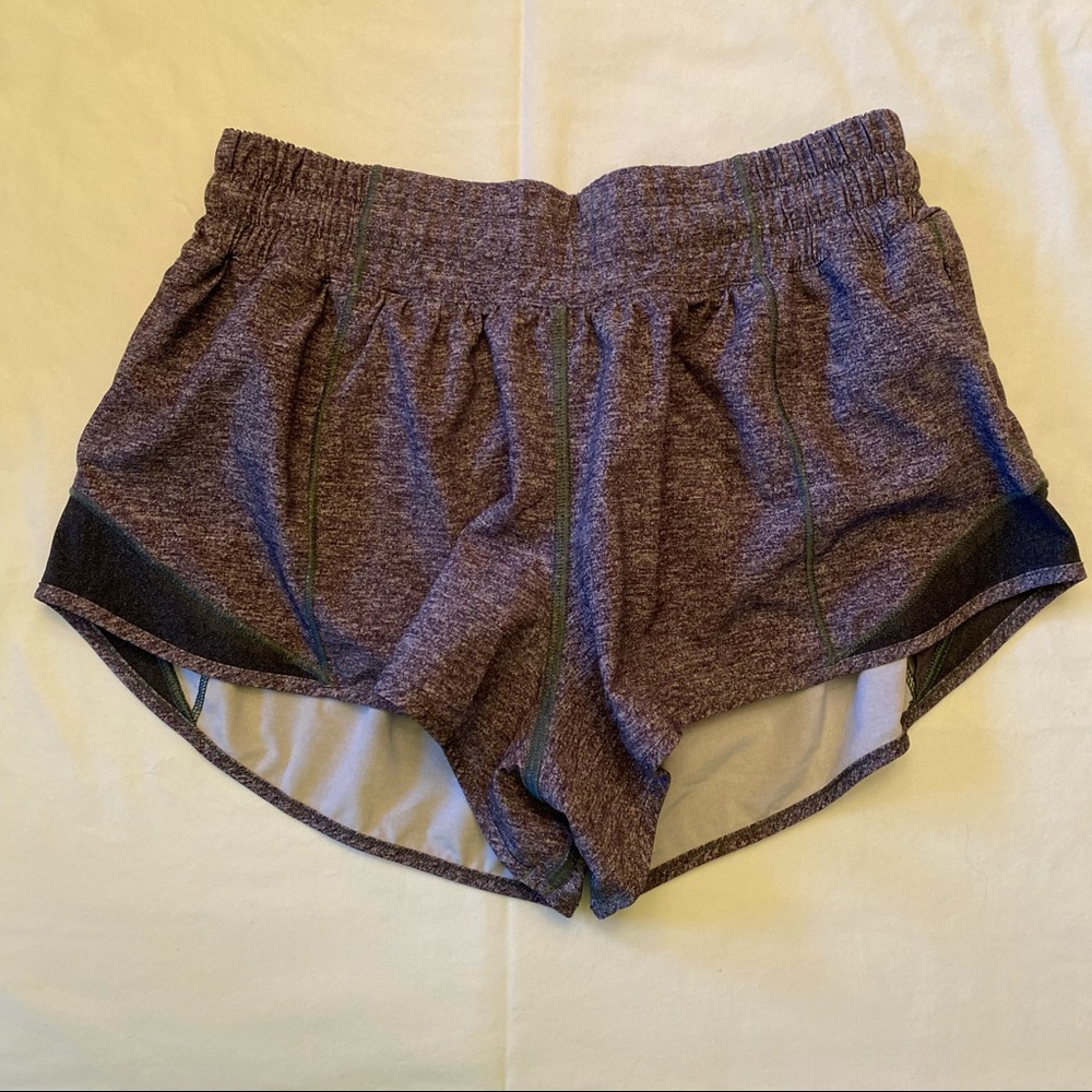 Lululemon Heather Grey Hotty Hot Shorts